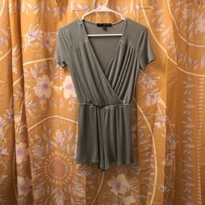 Sage green romper